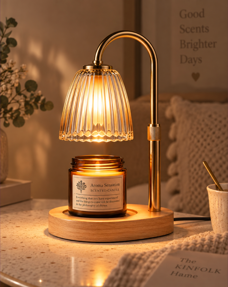 Candle Warmer Lamp with Dimmer – Elegant Home Decor Gift